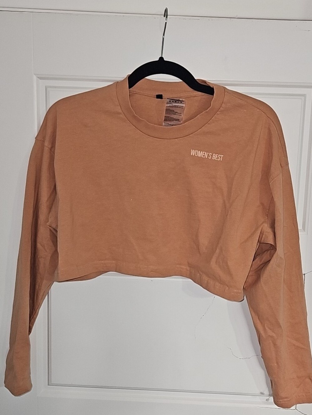 Womens Best Long Sleeve Cropped Shirt